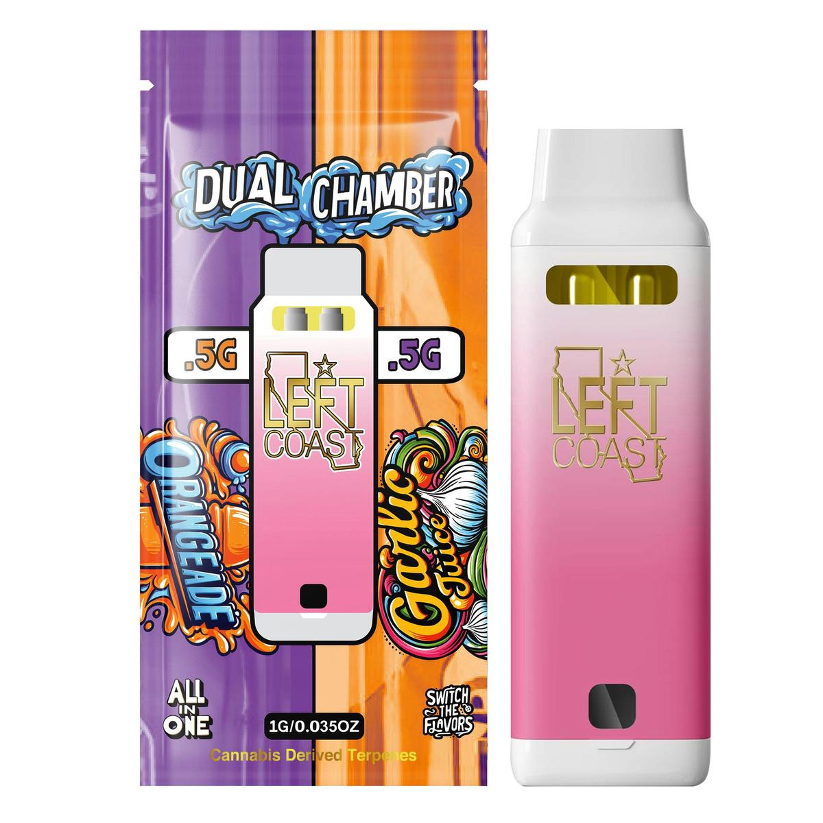 Left Coast - 1G Dual Chamber - Orangeade / Garlic Juice