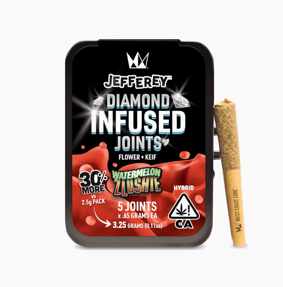 Watermelon Zlushie - Jefferey Infused Joint .65g 5 Pack