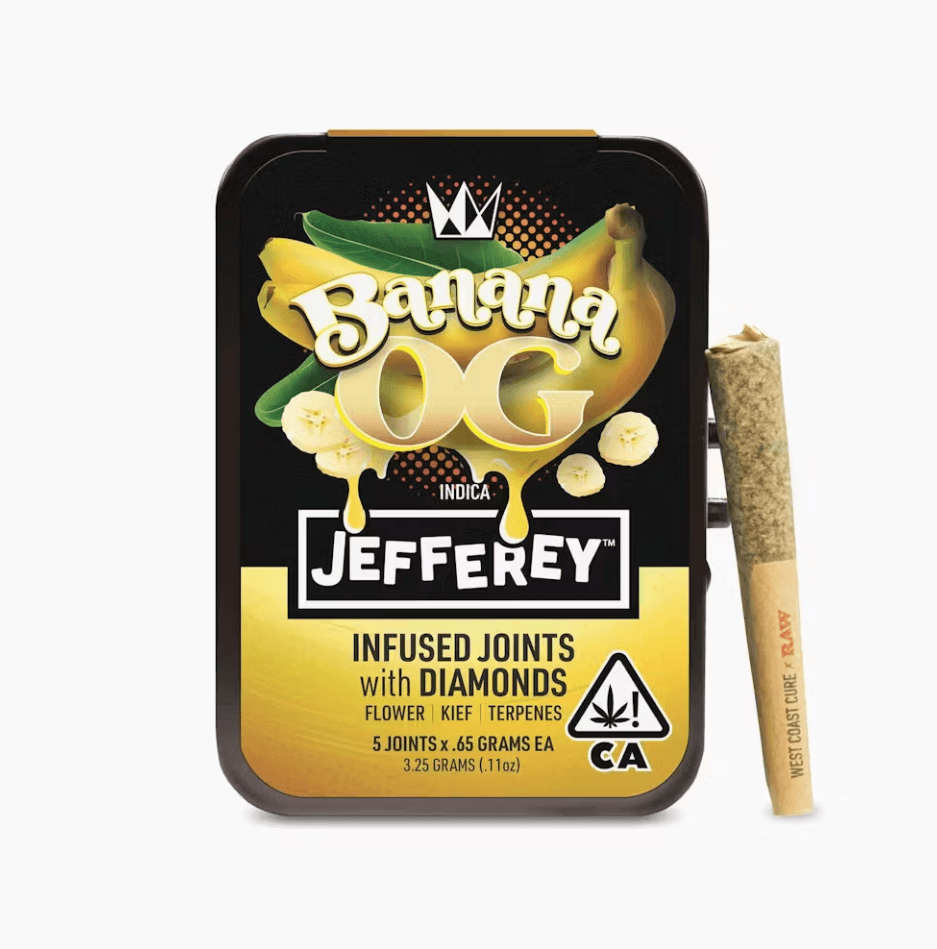 Banana OG - Jefferey Infused Joint .65g 5 Pack