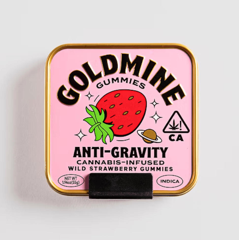 Goldmine Gummies Anti-Gravity Wild Strawberry Tin