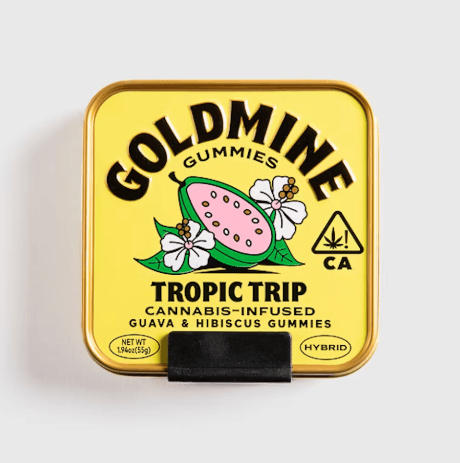 Goldmine Gummies Tropic Trip Guava & Hibiscus Tin