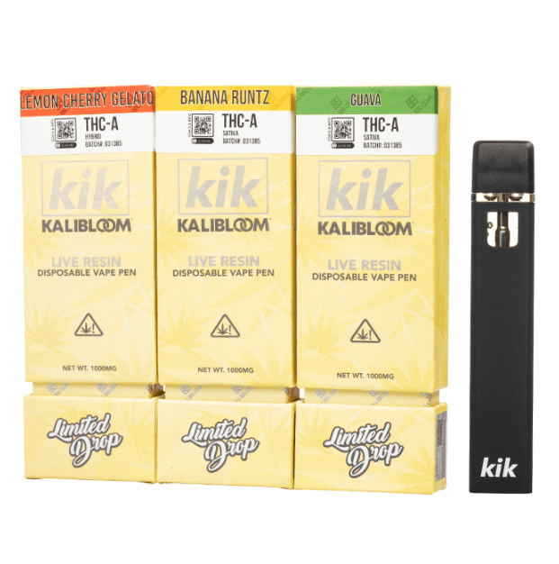 Kik Kalibloom Live Resin Disposable Pens (Hybrid)