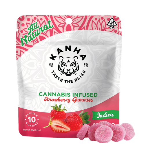 Strawberry Gummies -100mg-Indica